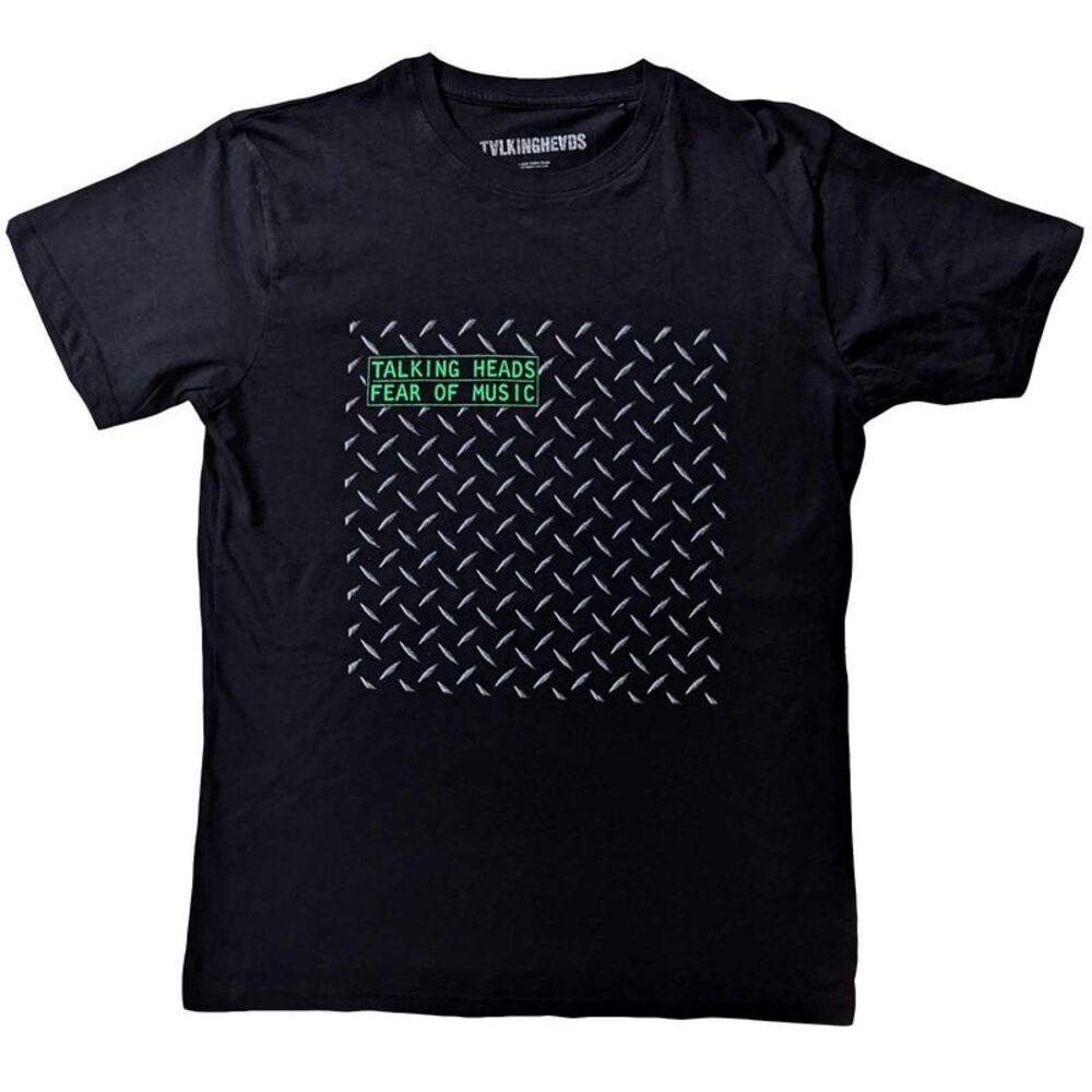Talking Heads Unisex Adult Fear Of Music Cotton T-Shirt / Black